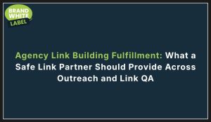 agency link building fulfillment