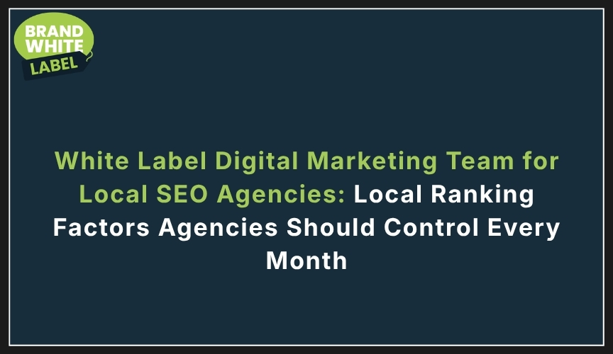 white label digital marketing team for local seo agencies