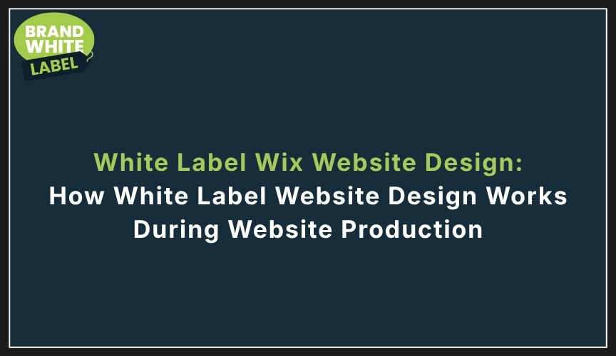 white label wix website design