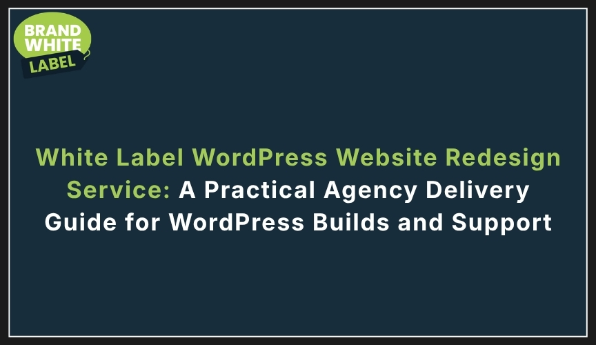 white label wordpress website redesign service