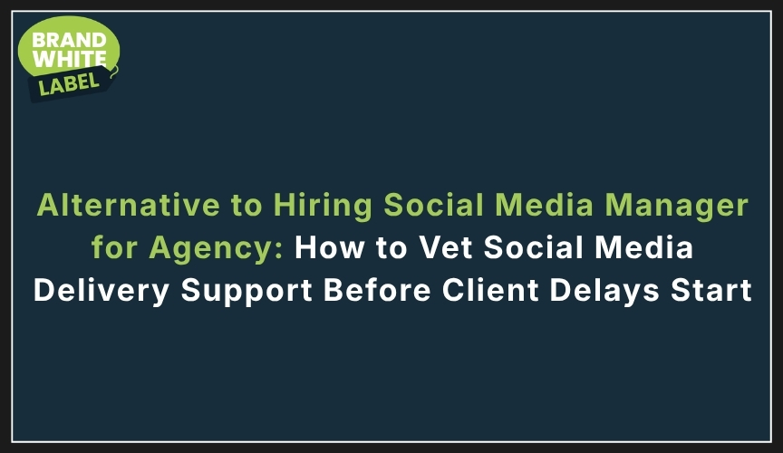 alternative to hiring social media manager for agency