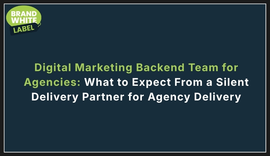digital marketing backend team for agencies