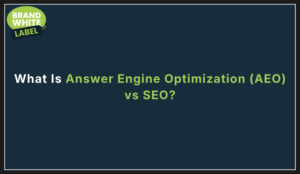 What Is Answer Engine Optimization (AEO) vs SEO?