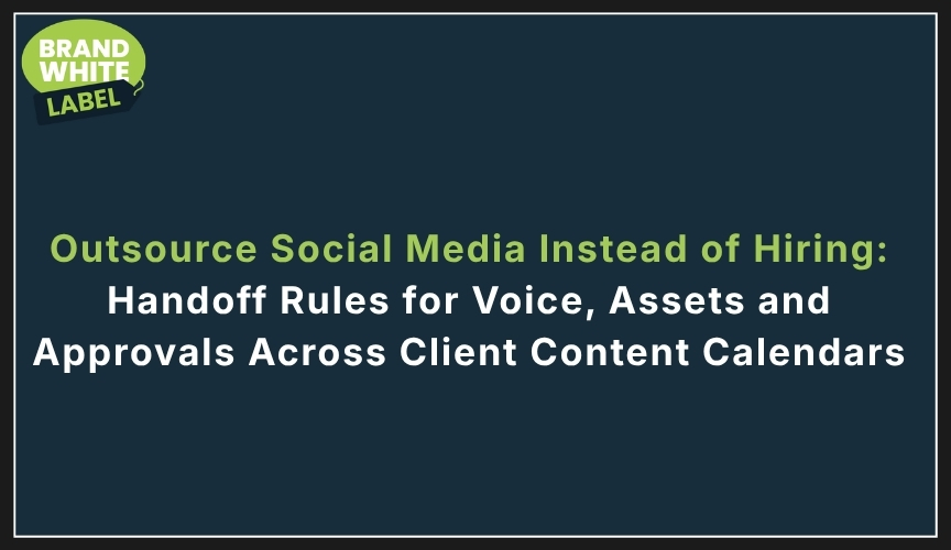 outsource social media instead of hiring