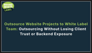 outsource website projects to white label team