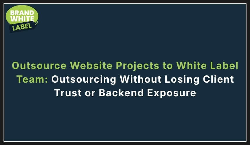 outsource website projects to white label team