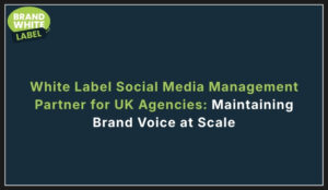 white label social media management partner for uk agencies