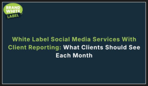 white label social media services with client reporting