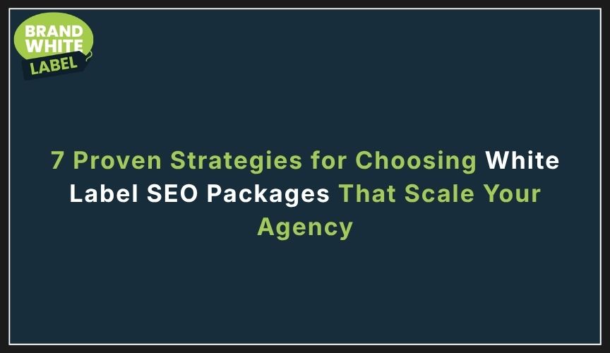 white label seo packages