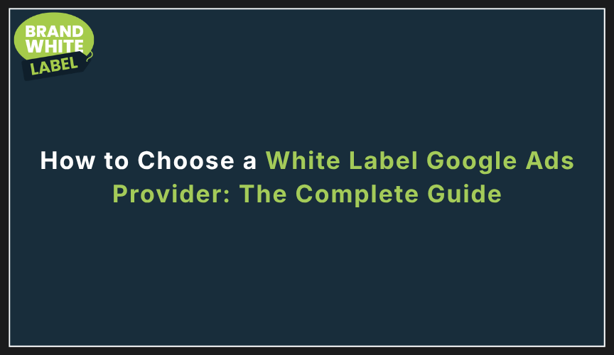 white label google ads provider