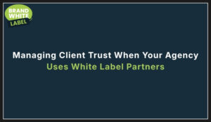white label client communication process