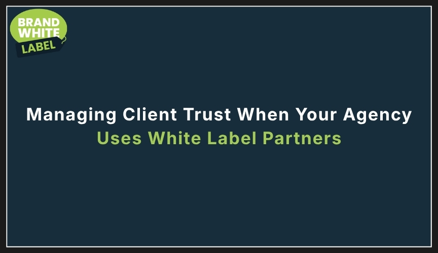 white label client communication process