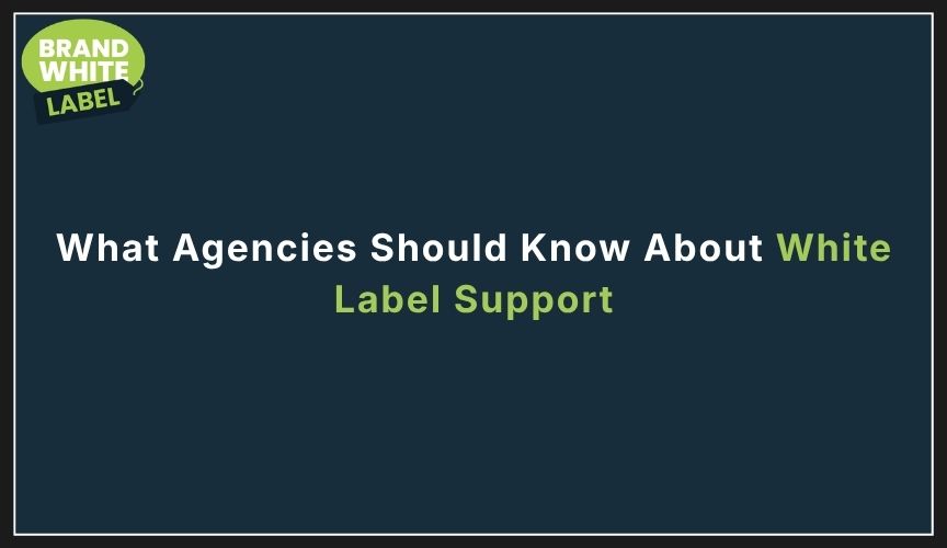 white label support