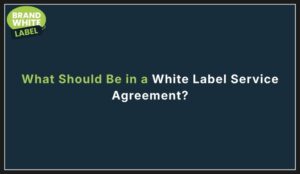 white label service agreement
