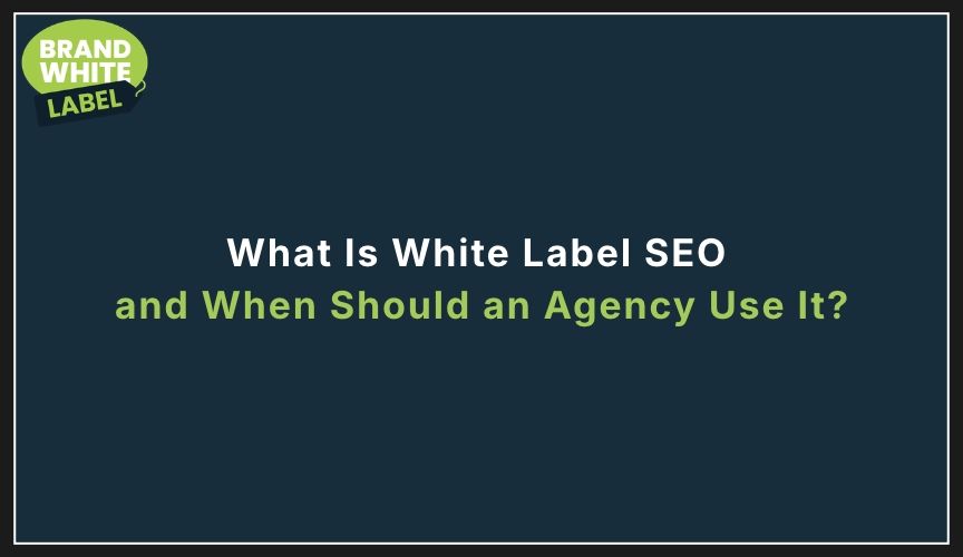 white label seo